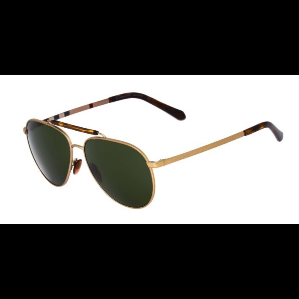 Burberry Top Bar Pilot Detail Sunglasses